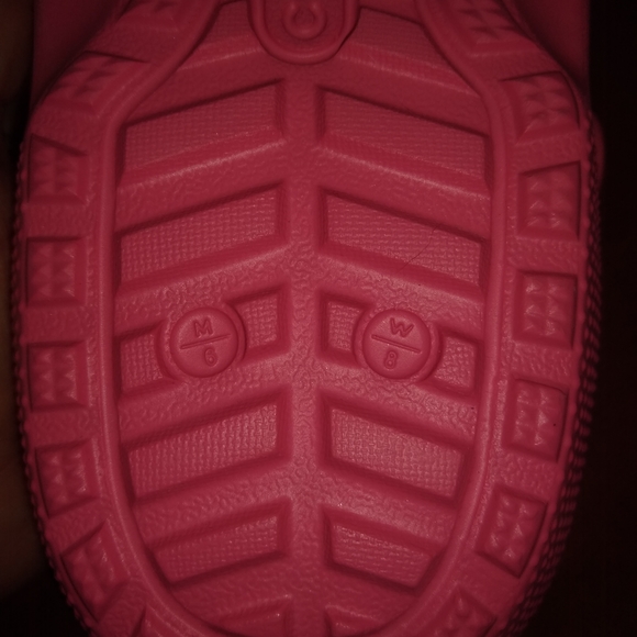 Women's Pink Fur Lined Crocs - Picture 5 of 6